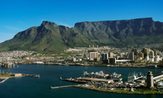 Working remotely at the top of Table Mountain